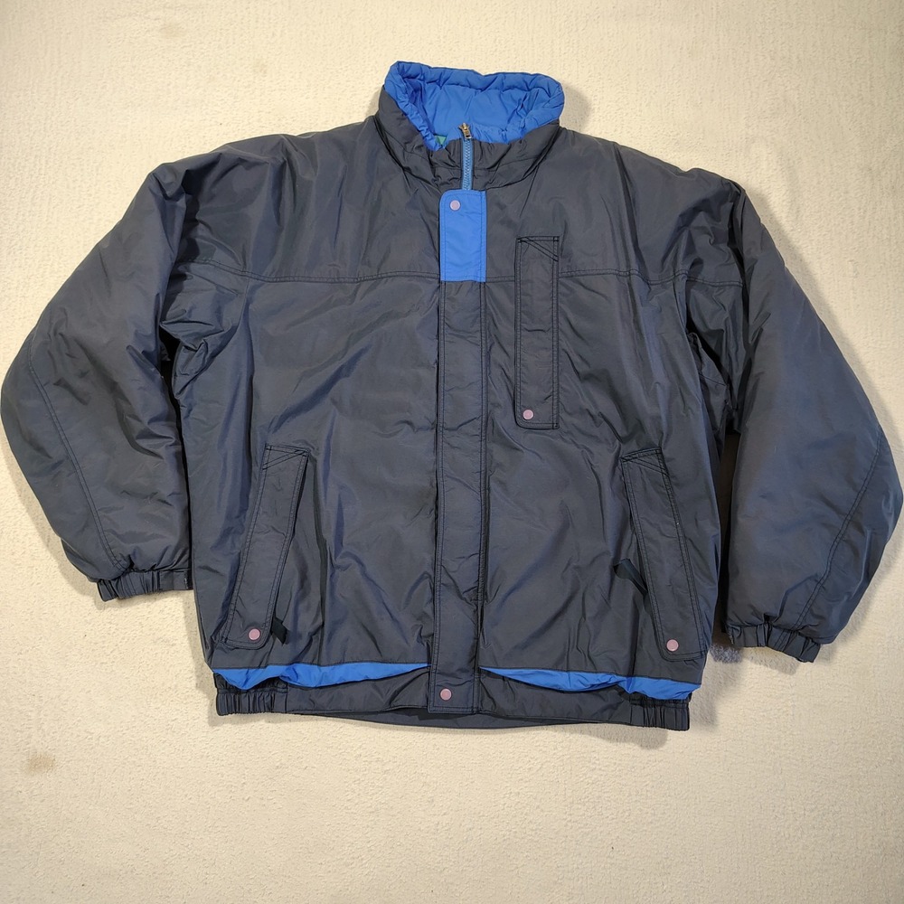 VINTAGE Patagonia Jacket Mens Large Blue Fall Line 85320 F93 Insulated Puffer